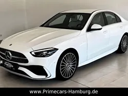 Weiß Gebraucht 2023 Mercedes C200 AMG line Limousine | 39.990 € (Fairer Preis)