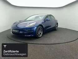 Deep blue metallic Gebraucht 2021 Tesla Model 3 Long Range AWD Limousine | 29.700 € (Fairer Preis)