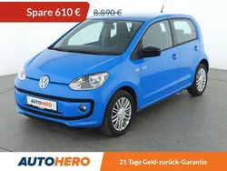 Blau Gebraucht 2015 VW up! Cup Kleinwagen | 8.280 € (Fairer Preis)