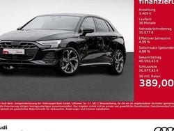 Schwarz Neu 2025 Audi A3 Sportback S-Line Limousine | 39.386 € (Guter Preis)