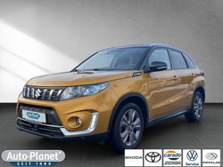 Solar gelb pearl metallic / dach schwarz (metallic) Gebraucht 2019 Suzuki Vitara Comfort SUV | 18.490 € (Fairer Preis)