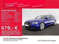 Ultrablau metallic Gebraucht 2022 Audi S6 Ambiente Kombi | 55.495 € (Guter Preis)