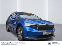 Raceblau metallic (metallic) Gebraucht 2022 Skoda Enyaq iV Lodge SUV | 33.930 € (Fairer Preis)
