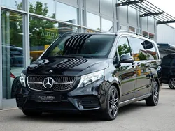 Schwarz Gebraucht 2022 Mercedes V250 AMG Van / Kleinbus | 47.990 € (Teuer)