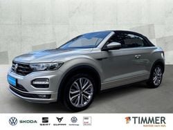 Schwarz Gebraucht 2021 VW T-Roc Cabriolet R-line Cabrio | 20.740 € (Guter Preis)