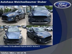 Blau Gebraucht 2020 Ford Fiesta Active X Kleinwagen | 16.900 € (Fairer Preis)