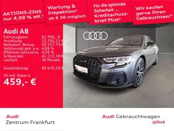 Daytonagrau perleffekt Gebraucht 2023 Audi A8 Ambiente Limousine | 62.950 € (Fairer Preis)
