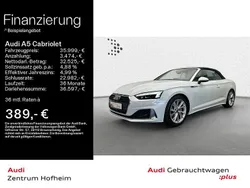 Gletscherweiß metallic Gebraucht 2022 Audi A5 Cabriolet Advanced Cabrio | 35.999 € (Guter Preis)