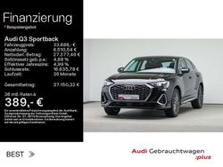 Mythosschwarz metallic (metallic) Gebraucht 2022 Audi Q3 S-Line SUV | 33.888 € (Fairer Preis)