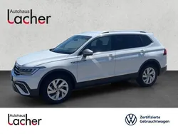 Pure white Gebraucht 2024 VW Tiguan Allspace Life SUV | 35.190 € (Guter Preis)