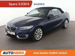 Tiefseeblau Gebraucht 2017 BMW 228 Luxury Line Cabrio | 21.860 € (Fairer Preis)