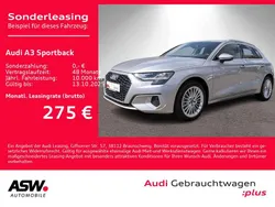Florettsilber metallic Gebraucht 2024 Audi A3 Advanced Plus Limousine | 30.930 € (Guter Preis)
