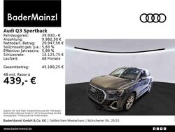 Grau Gebraucht 2023 Audi Q3 Sportback S-Line SUV | 39.930 € (Fairer Preis)
