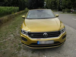 Gelb Gebraucht 2021 VW T-Roc Cabriolet R-line Cabrio | 26.150 € (Fairer Preis)