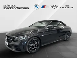 Grau Gebraucht 2020 Mercedes C300 AMG line Cabrio | 34.666 € (Etwas zu teuer)