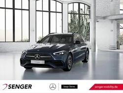 Lack sodalithblau Gebraucht 2023 Mercedes C300e AMG Kombi | 36.880 € (Superpreis)