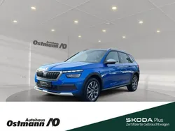 Raceblau metallic Gebraucht 2021 Skoda Kamiq ScoutLine SUV | 21.980 € (Etwas zu teuer)