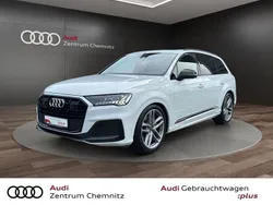 Gletscherweiß metallic Gebraucht 2021 Audi Q7 S-Line SUV | 67.990 € (Etwas zu teuer)