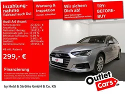 Florettsilber metallic Gebraucht 2022 Audi A4 Advanced Plus Kombi | 22.420 € (Superpreis)
