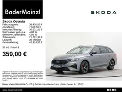 Graphitegrau metallic Gebraucht 2024 Skoda Octavia RS Kombi | 38.430 € (Fairer Preis)