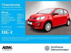 Tornadorot Gebraucht 2021 VW up! move up! Kleinwagen | 10.890 € (Guter Preis)