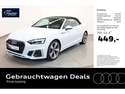 Weiß Gebraucht 2024 Audi A5 Cabriolet S-Line Cabrio | 57.440 €