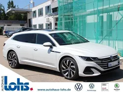 Oryxweiß perlmutteffekt (metallic) Gebraucht 2022 VW Arteon R-line Kombi | 33.480 € (Etwas zu teuer)