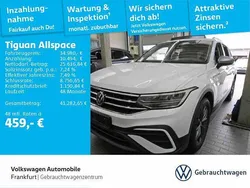 Pure white Gebraucht 2022 VW Tiguan Allspace Life SUV | 34.980 € (Guter Preis)