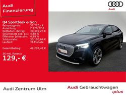 Mythosschwarz metallic Gebraucht 2022 Audi Q4 Sportback e-tron Ambiente SUV | 37.770 € (Fairer Preis)