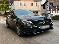 Schwarz Gebraucht 2017 Mercedes C200 AMG line Limousine | 19.100 €