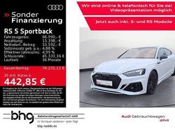 Weiß Gebraucht 2022 Audi RS5 Sportback Advanced Limousine | 66.990 € (Etwas zu teuer)