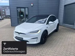 Weiß Gebraucht 2022 Tesla Model X Plaid SUV | 84.900 € (Teuer)