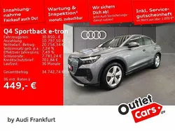 Taifungrau metallic Gebraucht 2022 Audi Q4 Sportback e-tron Advanced SUV | 30.850 € (Guter Preis)