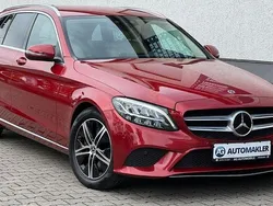 Rot Gebraucht 2021 Mercedes C220 Avantgarde Limousine | 24.900 € (Superpreis)
