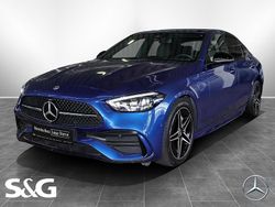 Metalliclack spektralblau Gebraucht 2024 Mercedes C200 AMG Limousine | 43.170 € (Teuer)