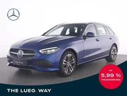 Blau metalliclack spektralblau Gebraucht 2023 Mercedes C300e Avantgarde Kombi | 37.995 € (Fairer Preis)