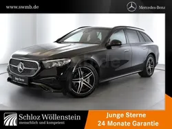 Metalliclack obsidianschwarz Gebraucht 2024 Mercedes E220 AMG Kombi | 57.850 € (Etwas zu teuer)