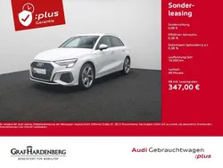 Gletscherweiß metallic Gebraucht 2024 Audi A3 Sportback S-Line Limousine | 36.980 € (Guter Preis)