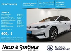 Gletscherweiß metallic Gebraucht 2024 VW ID.7 Pro Limousine | 48.210 € (Fairer Preis)