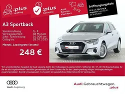 Silber Gebraucht 2023 Audi A3 Sportback Advanced Plus Limousine | 28.810 € (Guter Preis)