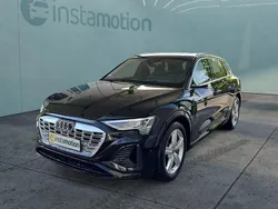 Schwarz Gebraucht 2023 Audi Q8 e-tron S-Line SUV | 63.449 € (Guter Preis)