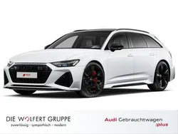 Gletscherweiß metallic Gebraucht 2024 Audi RS6 Ambiente Kombi | 117.990 € (Guter Preis)