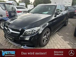 Schwarz Gebraucht 2018 Mercedes C200 AMG line Kombi | 29.900 €