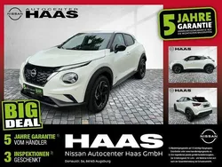 Brilliant white (m) (metallic) Gebraucht 2024 Nissan Juke N-Connecta SUV | 23.480 € (Guter Preis)