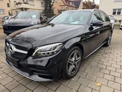 Obsidianschwarz metalliclack Gebraucht 2019 Mercedes C300e AMG line Kombi | 22.900 € (Fairer Preis)