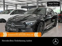 Obsidianschwarz Gebraucht 2024 Mercedes C180 AMG Limousine | 40.990 € (Fairer Preis)