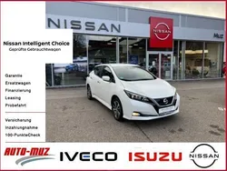 Brilliant white (m) Gebraucht 2021 Nissan Leaf Acenta Kleinwagen | 16.500 € (Fairer Preis)