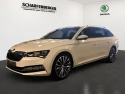 Moonweiss metallic Gebraucht 2020 Skoda Superb LAURIN & KLEMENT Kombi | 29.990 € (Etwas zu teuer)