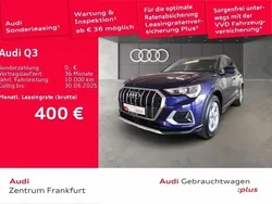 Navarrablau metallic Gebraucht 2024 Audi Q3 Advanced SUV | 38.349 € (Fairer Preis)