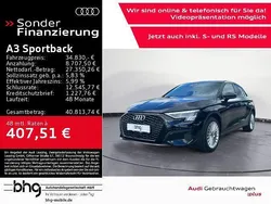 Schwarz Gebraucht 2024 Audi A3 Sportback Advanced Plus Limousine | 34.830 € (Etwas zu teuer)